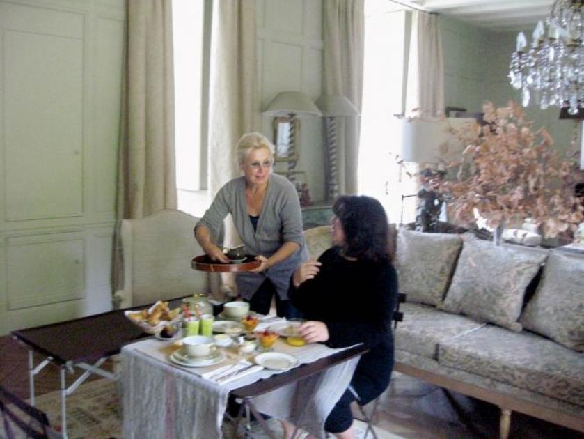 Chantal lubi opowiadać o swoim zamku.