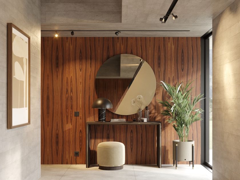 co na pustą ścianę w przedpokoju