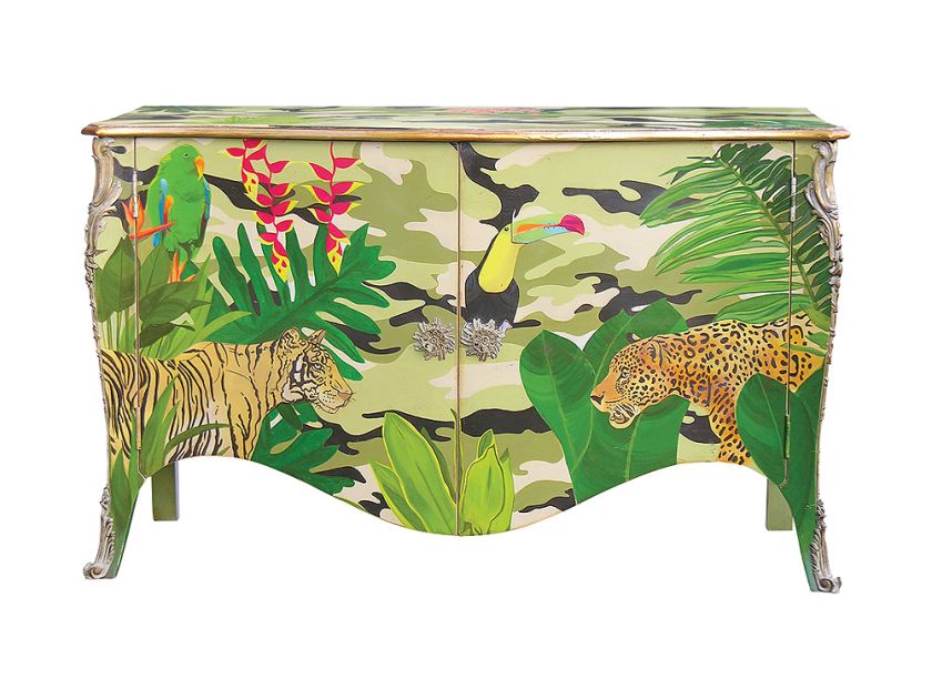 Komoda a la Ludwik XV, Moissonnier. Trendy z targów