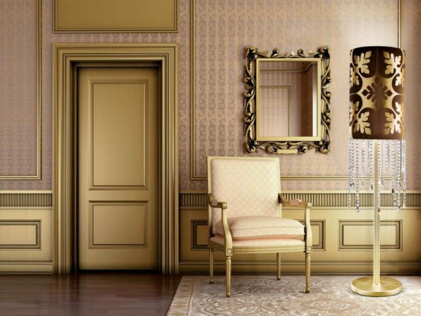 Lampę Damasco ozdobiono ręcznie szlifowanymi kryształkami. Do kompletu również wisząca. GALLERY VETRI D ARTE