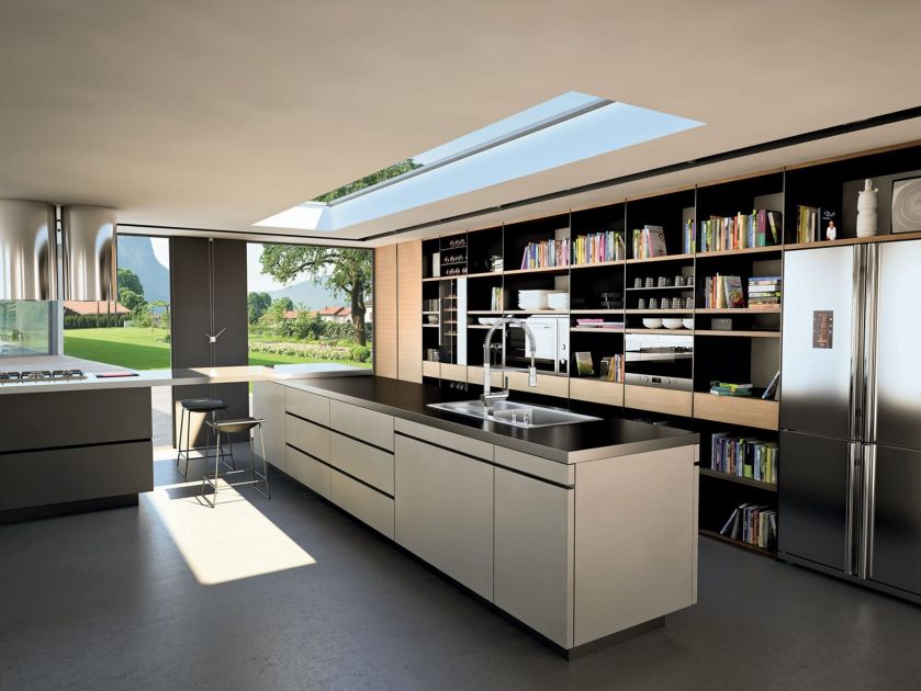 FRAME 1B 1D PLUS, zlewozmywak ze stali szlachetnej z dozownikiem na płyn do zmywania ARK 939 bateria z elastyczną