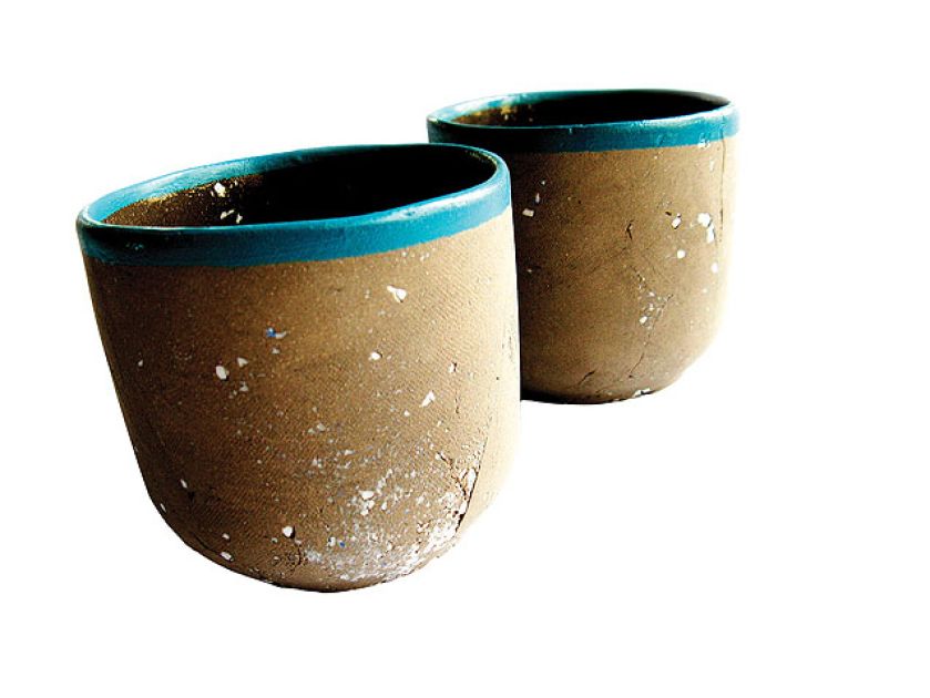 Ceramiczne miseczki i kubki z porcelaną Rustica,MOSKO/Pakamera