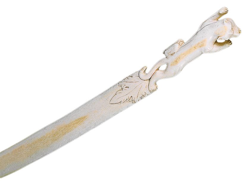 Pantera z kości morsa. Magiczny kijek