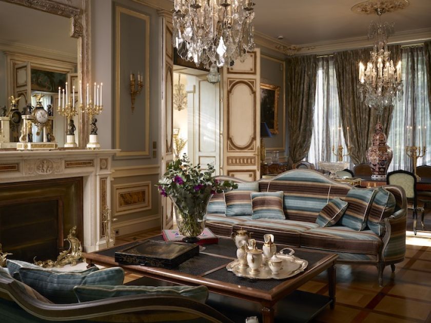 Francuski salon w kolorze