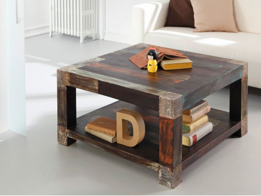 Stolik kawowy Goa II od Wolf Meble sprawdzi się w salonach w stylu orientalnym. Dostępny także w dłuższej wersji (Goa I)