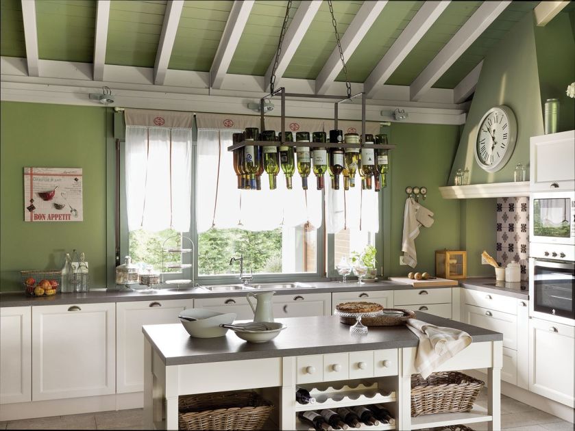 Dom w stylu rustykalnym z widokiem na górskie szczyty