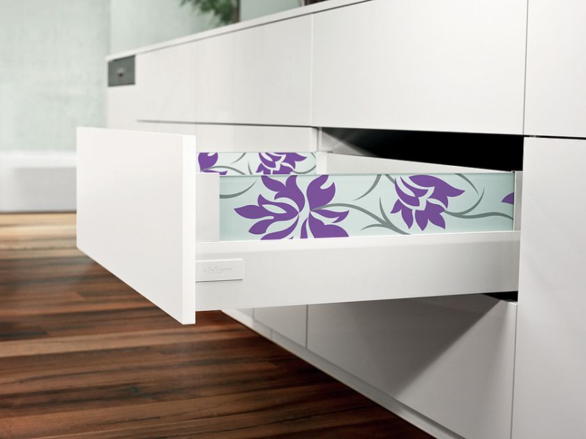 Szuflady TANDEMBOX intivo z kwiatowym motywem, Blum