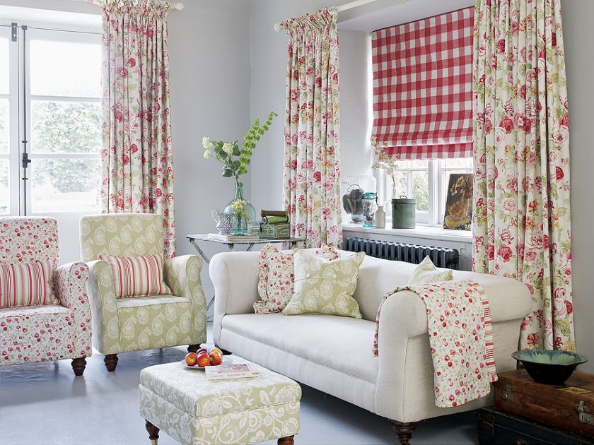 Wszystkie tkaniny z kolekcji Genevieve: różne, a do siebie pasują. Bawełna drukowana, Clarke Clarke