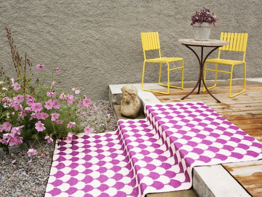 Wzorzyste dywany na balkon i taras