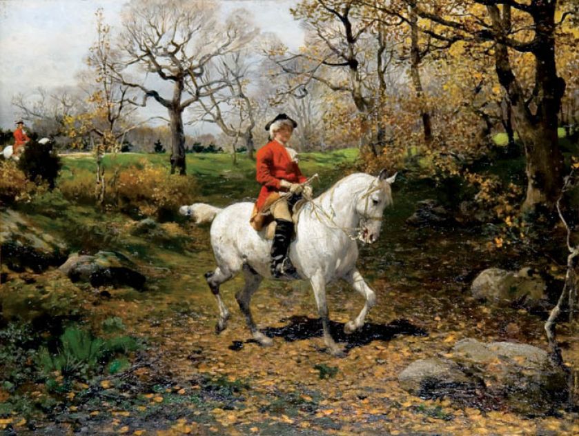 Alfred Wierusz-Kowalski, Na polowanie , Muzeum Sztuki w Łodzi, fot.