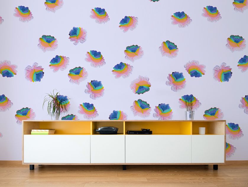 MUES x Maud Vantours Papier Flora Collection Capsule Rouleau 60x300 cm