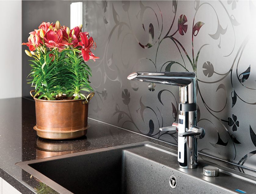 Bateria kuchenna Oras Optima z wysoką obrotową wylewką, ORAS