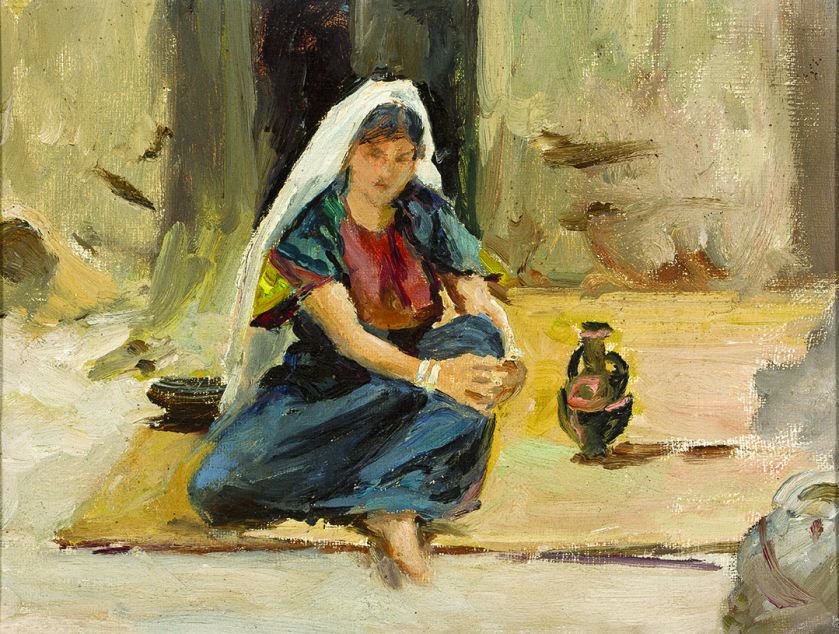 Dziewczyna z Jerozolimy. Z podróży do Palestyny , 1901 r.