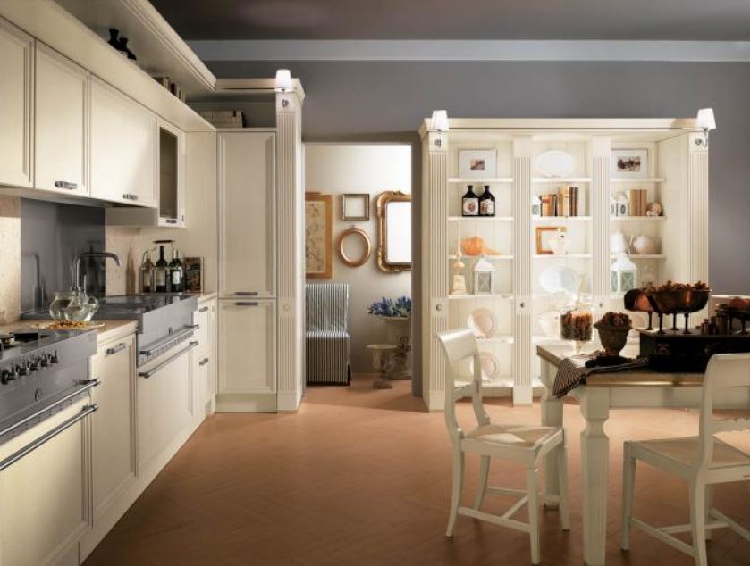 Współczesne wersje kuchni w różnych kolorach. Kolekcja Absolute Classic. SCAVOLINI