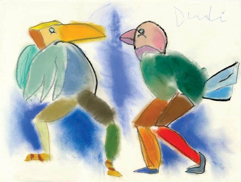 Andrzej Dudziński, Po ptakach XXXVIII , 1995 r.