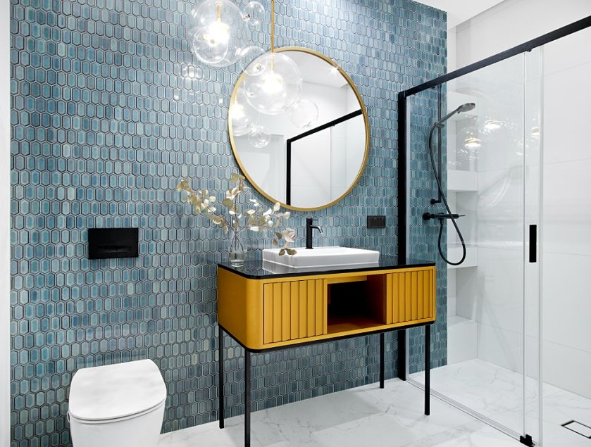 łazienki z kabiną prysznicową aranżacje