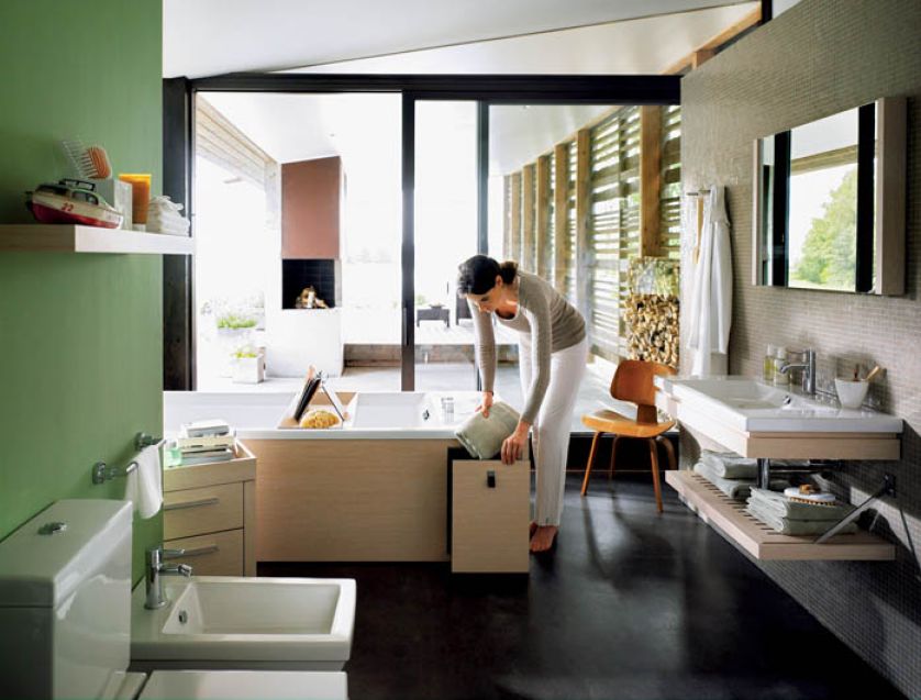 Dobrze przemyślane schowki w meblach 2andfloor marki Duravit. CERMAG WROCŁAW