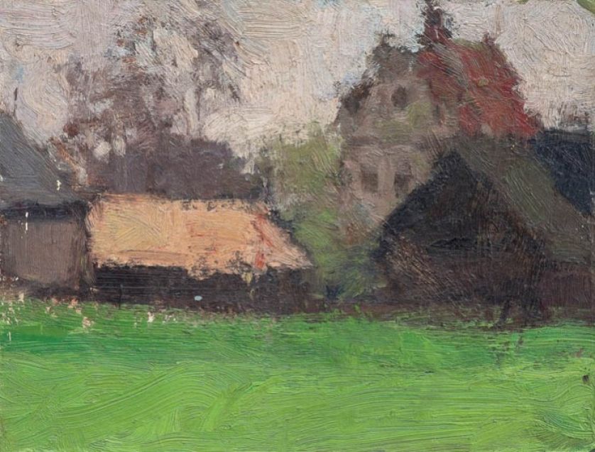 Józef Panfil, Bez tytułu , 1992 r. Przez uchylone drzwi