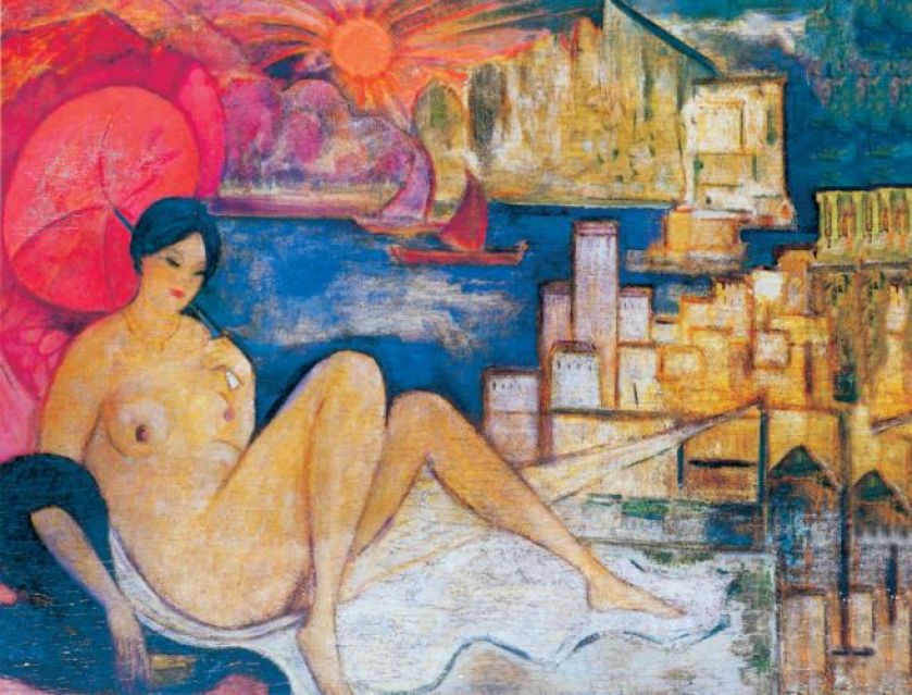 Leon Chwistek Akt kobiety , 1939 r., Muzeum Narodowe w Krakowie.