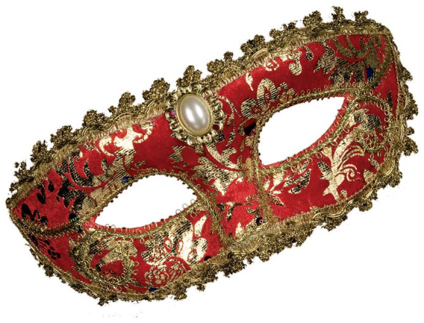 Maska wenecka, którą podczas balów nosily kobiety. Fot. Schutterstock.com