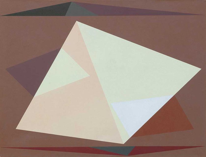 Kompozycja abstrakcyjna , 1959 r. Władca trójkątów - Mieczysław Janikowski