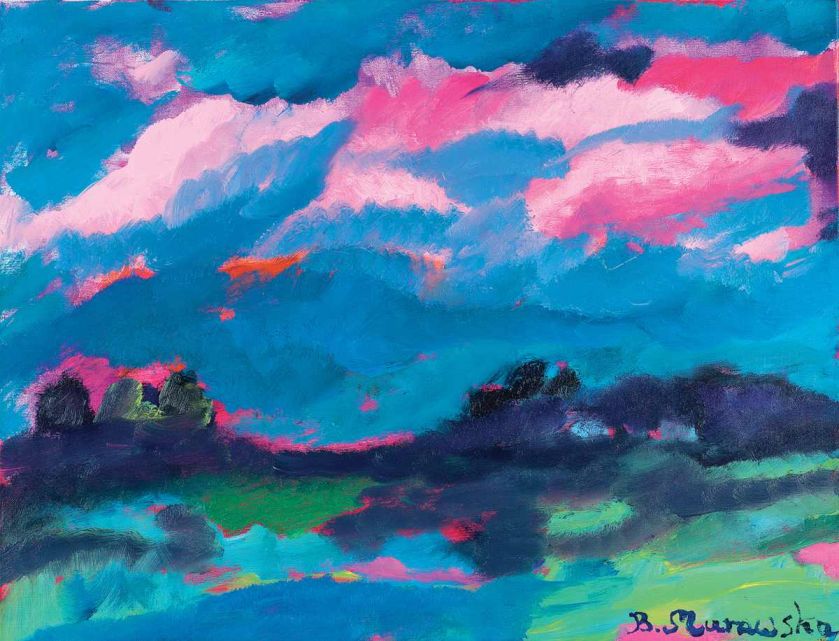 Jestem malarką kolorystką. Myślę kolorem i kolorem czuję – mówi o sobie Beata Murawska. Odwiedzamy ją w jej domu