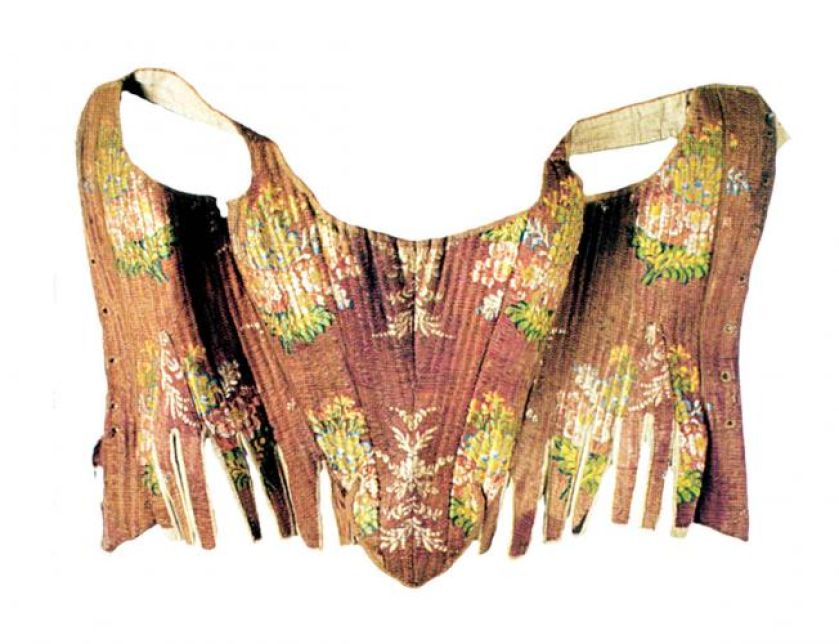 Udoskonalona konstrukcja gorsetu z XVIII w., Muzeum Narodowe we Wrocławiu