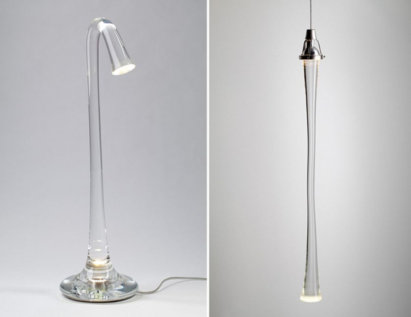 Wykonana tradycyjną metodą hutniczą - szkło ręcznie formowane, rwane, wystrzygane.