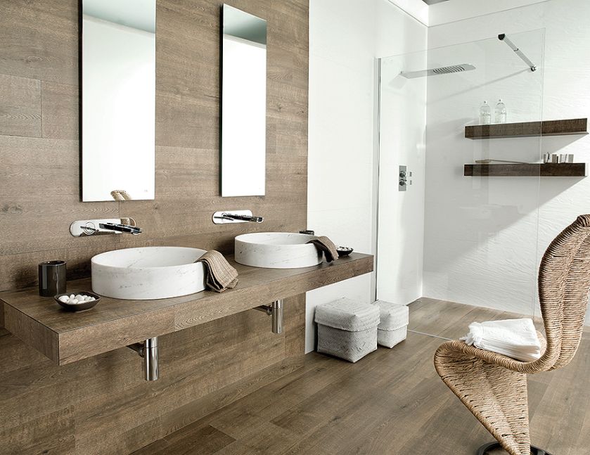 Kolekcja płytek Venis Montana Cottage kosztuje 399 zł (19,3 x 120 cm) i 259 zł (21,9 x 66 cm), GALERIE VENIS