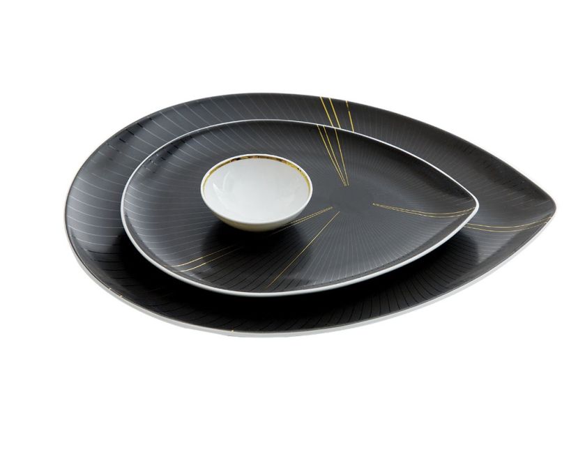 Jak łza, Magic Grip, komplet porcelanowych talerzy, Kahla, kahla-porzellanshop.