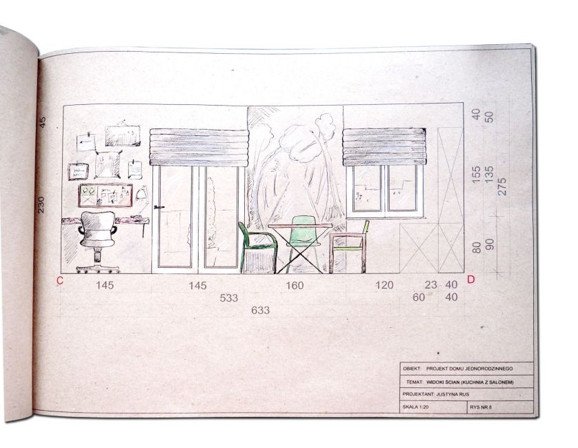 Justyna Rus - projekt. Poznajcie laureatki kursów projektowania wnętrz Creatora