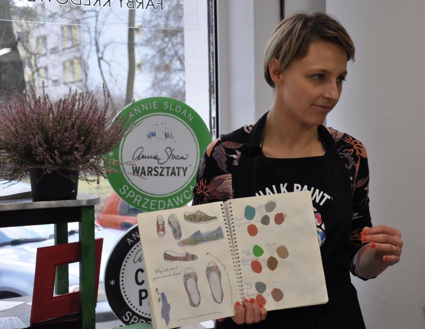 Czytelniczki Werandy na warsztatach malowania