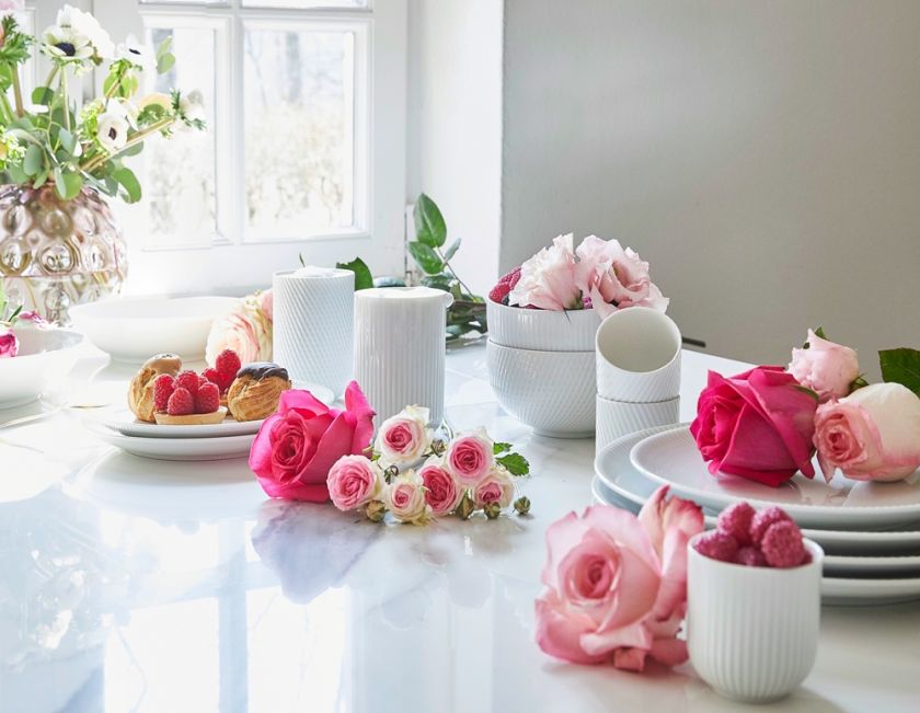 dekoracja stołu na walentynki