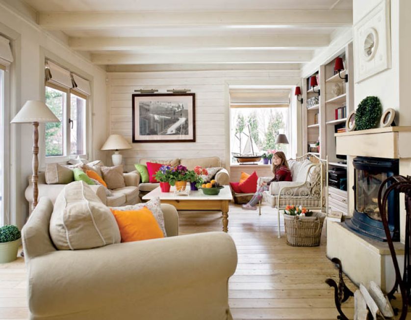 Biblioteka to pomysł Kasi. Dworek wystrojony na Wielkanoc