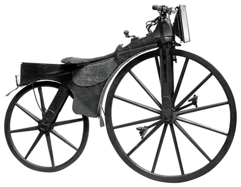 Rower z 1852 r. Fot. Forum. Historia dwóch kółek