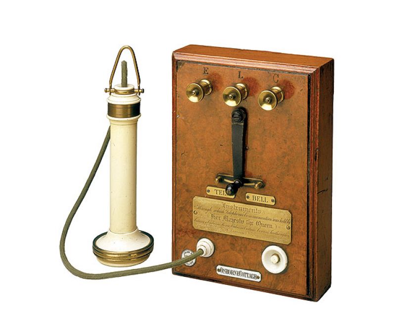 Telefon Aleksandra Bella z 1877 r., Science Museum/Forum | Weranda.pl