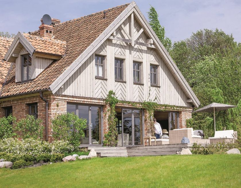 Styl francuski w domu na Mazurach