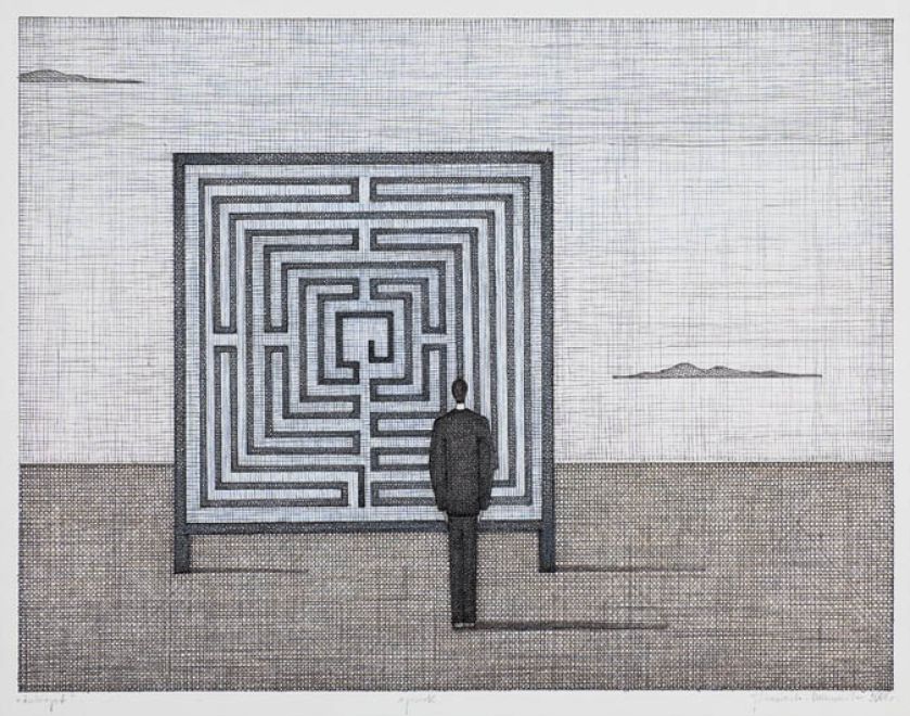 Joanna Wiszniewska-Domańska, ?Przed labiryntem?, 2008 r.