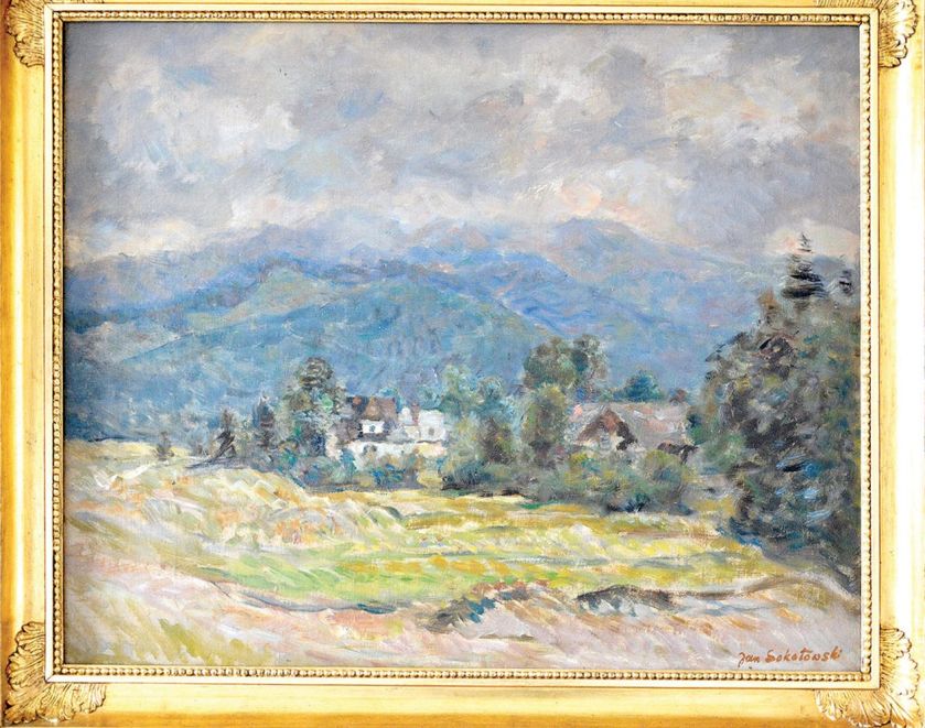 Jan Sokołowski Krajobraz z Zakopanego , 1941 r.
