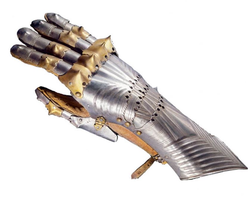 Bez takiej rękawicy rycerze nie mieli co iść w bój.