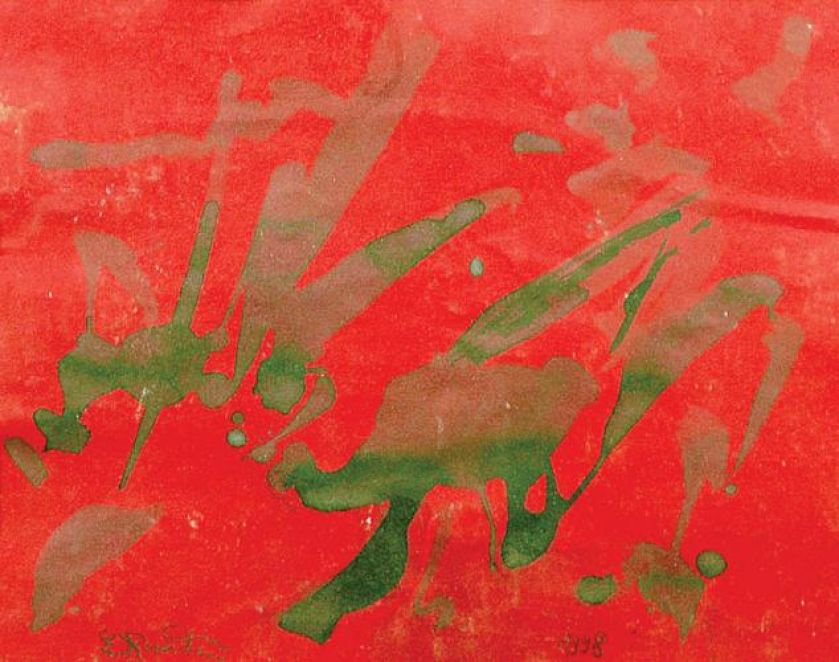 Erna Rosenstein Kompozycja czarna , 1998 r., Rempex