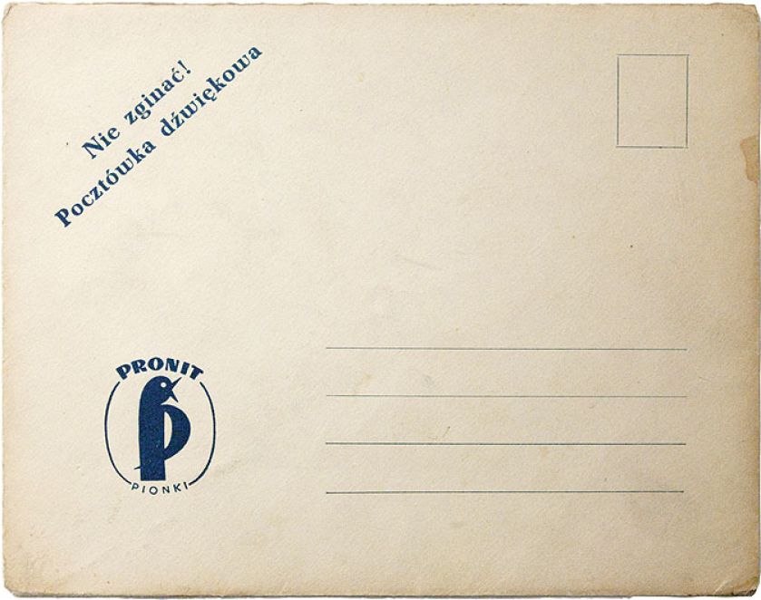 Koperta na pocztówkę z utworem Twist Along wykonywanym przez Big Bit Sextet. Wydawca (państwowa firma Pronit) uznał,