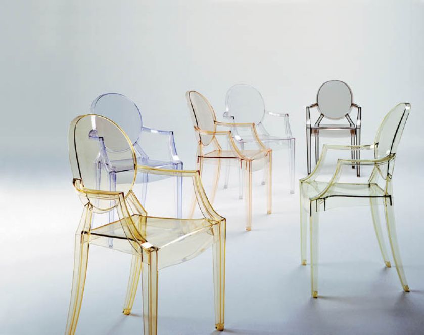 Krzesło Ludwik Ghost. Ludwik Ghost w stylu Starcka