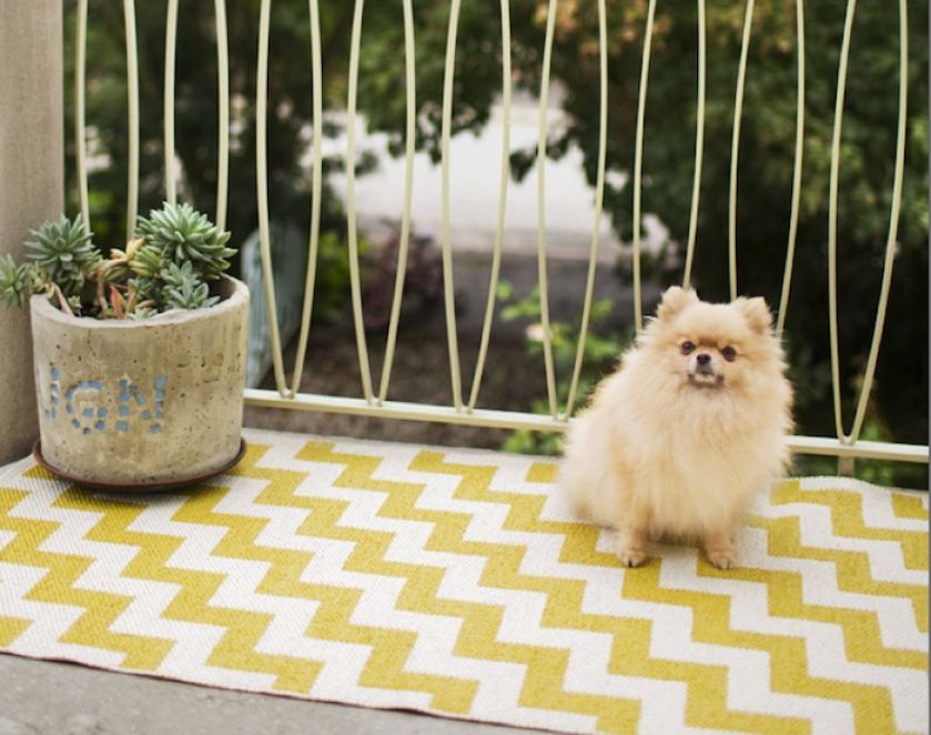 Wzorzyste dywany na balkon i taras