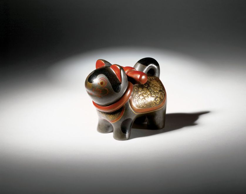 Pies , lata 1775-1850. Japońskie Nestsuke