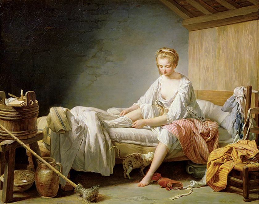 Przebudzenie Fanchon , Nicolas Bernard Lépicié, 1773 r.