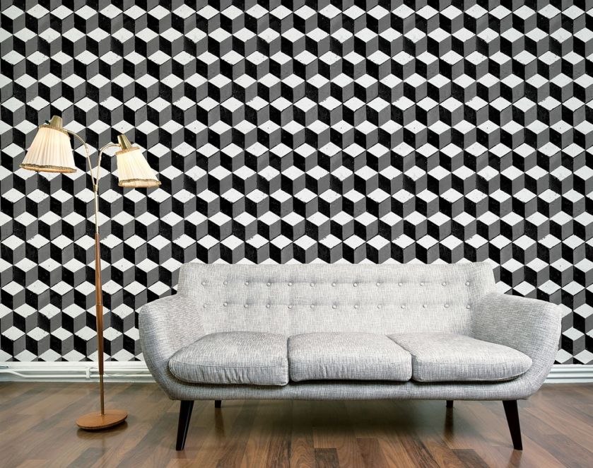 CERAMICA GEOMETICS, tapeta o nietypowej szerokości 1,88 x 3 m, 609 zł, DEBBIE MCKEEGAN