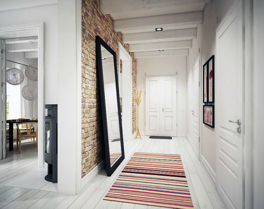 wąski hol przedpokój