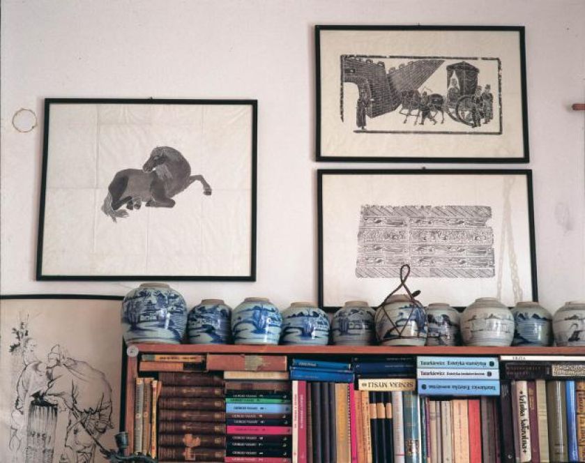 Kolekcja naczyń i grafik. Słabość do Dalekiego Wschodu