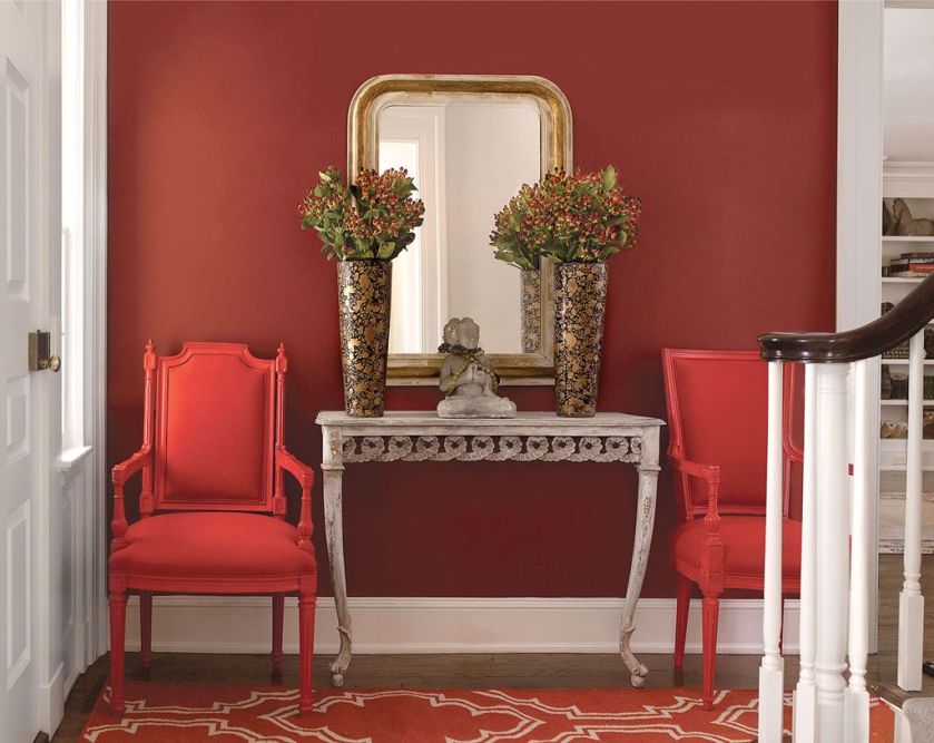 AURA, Matte Waterborne Interior Paint, kolor Caliente AF-290, BENJAMIN MOORE